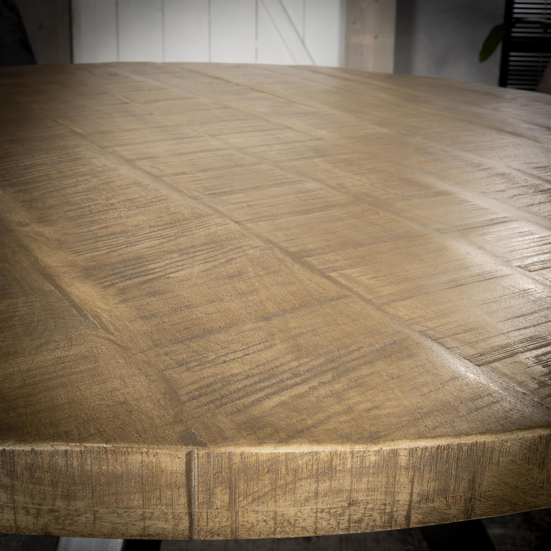 Jedálenský stôl 22-08 Ø140cm Solid mango natural antique Jedálenský stôl 22-08 Ø140cm Solid mango natural antique