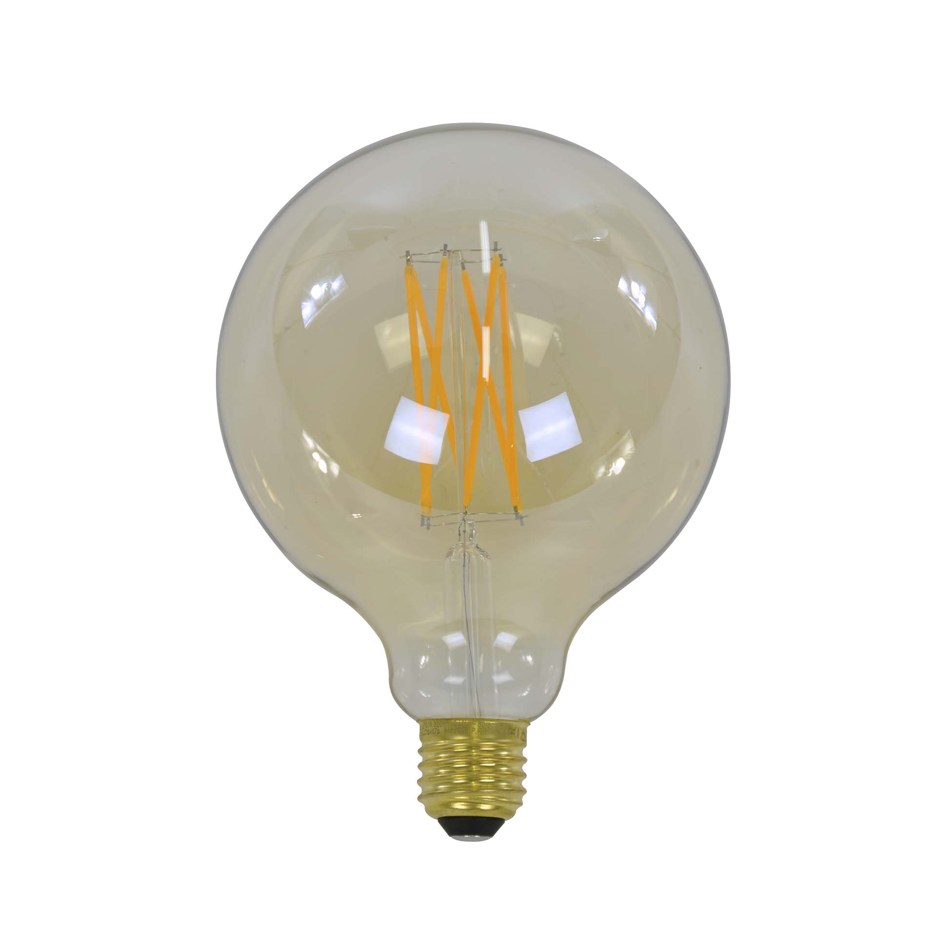 Filament LED žiarovka 84-67 Ø12,5cm Amber glass Filament LED žiarovka 84-67 Ø12,5cm Amber glass